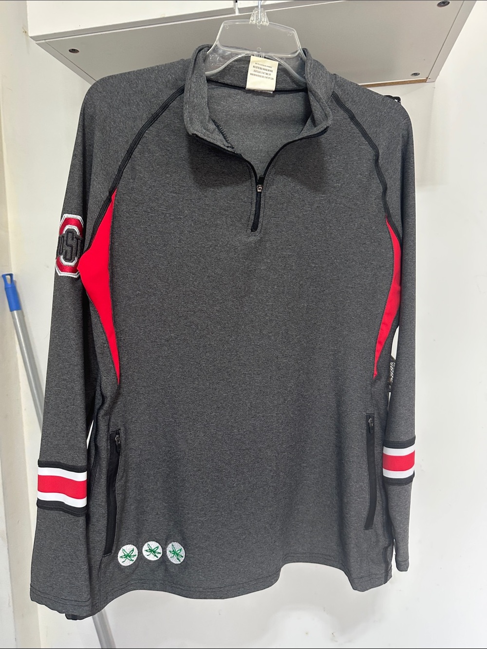 Women’s Dark Gray Zip-Up Ohio State